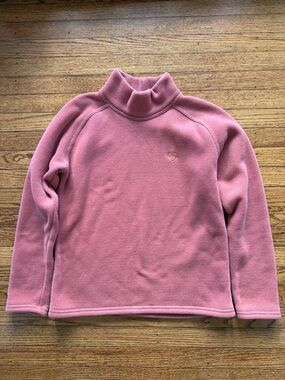 Ariat Rose Pink Mock Neck Fleece Sweater